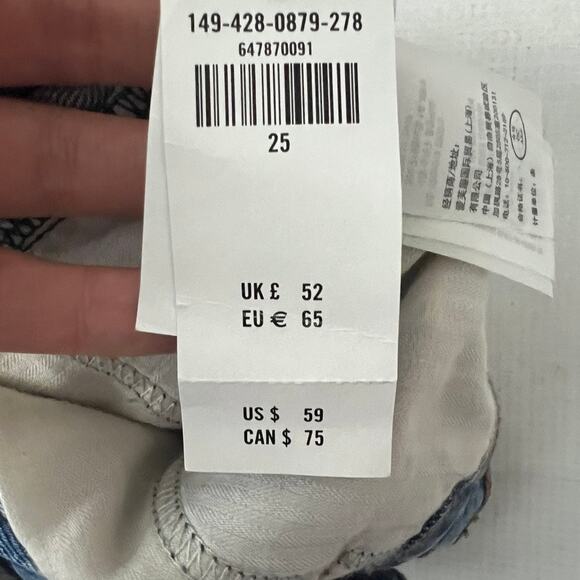 Abercromie & Fitch The Boyfriend Shorts Mid Rise Women Size 0 NEW - Picture 8 of 10